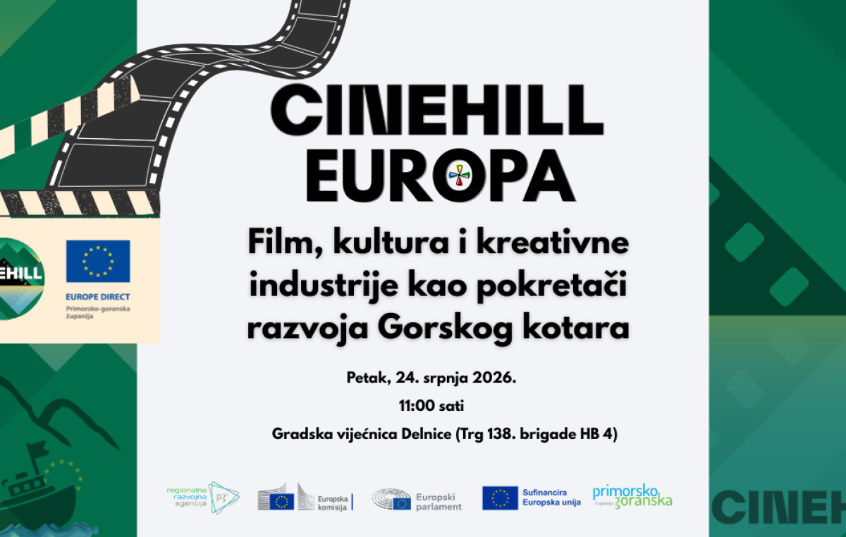 Okrugli stol „Cinehill Europa – film, kultura i kreativne industrije kao pokretači razvoja gorskog kotara