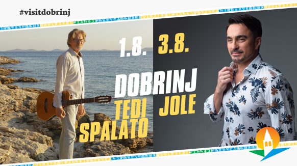 Tedi Spalato i Jole za veliku feštu povodom dana Općine Dobrinj, Stipanje