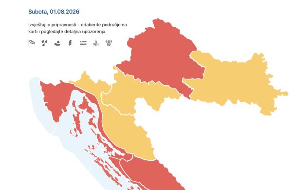 Na otoku Krku ovoga je petka izmjerena najviša temperatura u Hrvatskoj