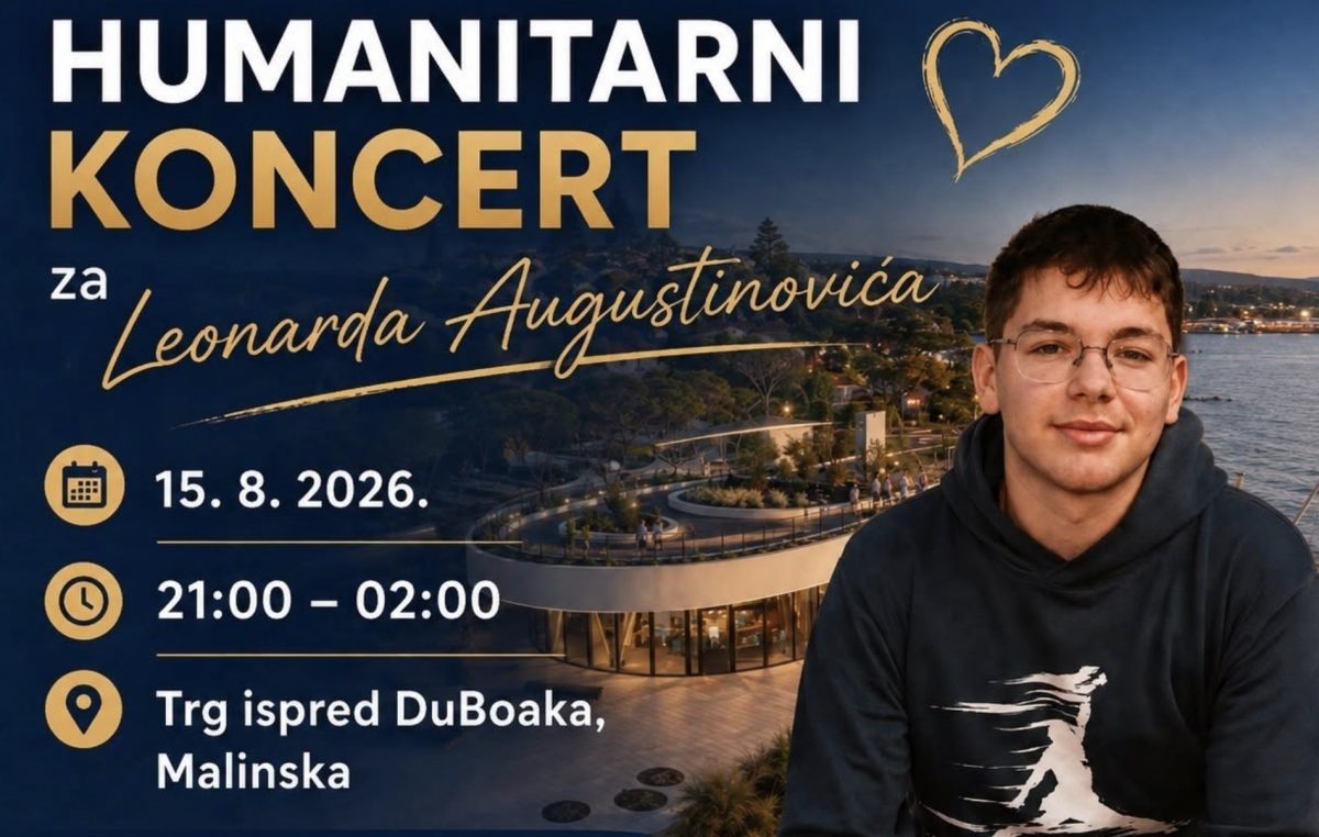 Pokažimo mu da nije sam: Dođite u Malinsku na humanitarni koncert za Leonarda Augustinovića