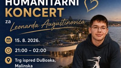 Pokažimo mu da nije sam: Dođite u Malinsku na humanitarni koncert za Leonarda Augustinovića