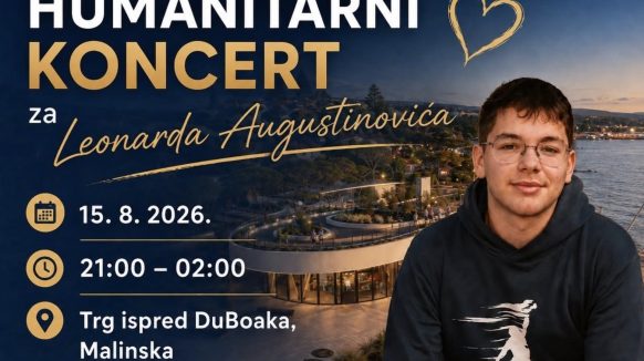 Pokažimo mu da nije sam: Dođite u Malinsku na humanitarni koncert za Leonarda Augustinovića