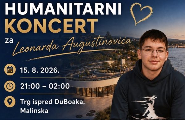Pokažimo mu da nije sam: Dođite u Malinsku na humanitarni koncert za Leonarda Augustinovića
