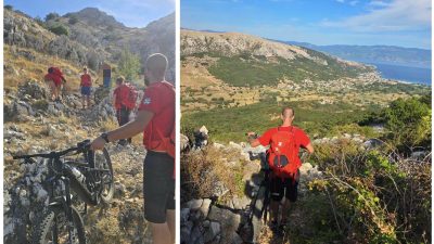 HGSS intervenirao kod Baške: Strani biciklisti se izgubili na Mječevom platou