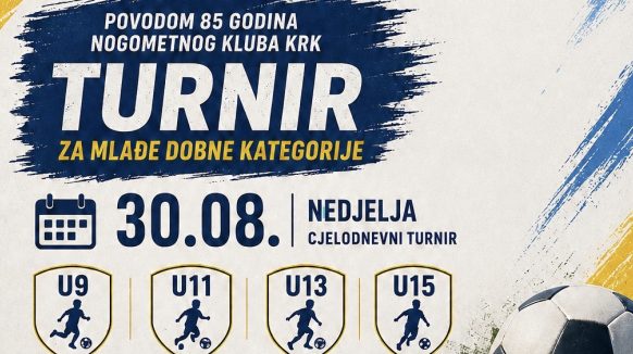 NK Krk slavi 85 godina uz turnir mlađih uzrasnih kategorija