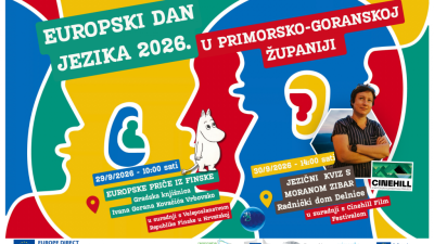 Europski dan jezika u Primorsko-goranskoj županiji obilježavamo s dva događanja u Gorskom kotaru