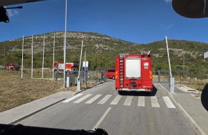 I krčki vatrogasci pomažu gasiti požar na Braču