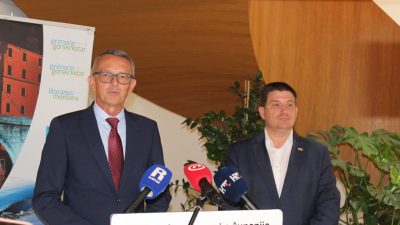 Lukanović i Butković održali radni sastanak na temu ulaganja: U fokusu luke, županijske ceste i Zračna luka Rijeka