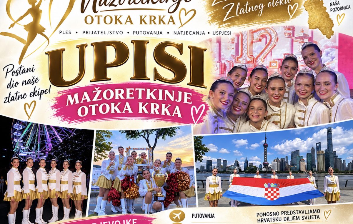 Postani i ti dio zlatne ekipe: Mažoretkinje otoka Krka upisuju nove članice