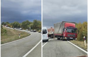 Prometna nesreća kod Njivica, velika kolona u smjeru Krčkog mosta