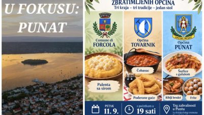 Tri kraja, tri tradicije, 300 porcija delicija: Punat domaćin prijateljima iz zbratimljenih općina Forcola i Tovarnik