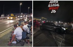Ilegalni car meet satima blokirao Krčki most i otok Krk – pitali smo nadležne službe i čelne ljude otoka za komentar