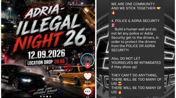 Policija: “Na ilegalnim car meetovima na Krku izdali smo više od 280 kazni”