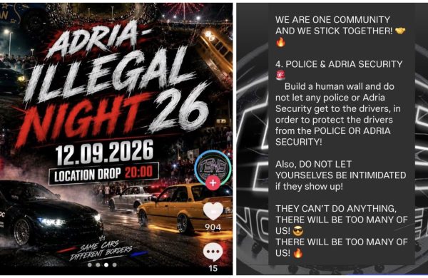 Policija: “Na ilegalnim car meetovima na Krku izdali smo više od 280 kazni”