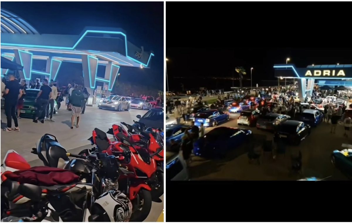 I sinoć se održao ilegalni car meet kod Malinske: Policija zaustavila četiri motocikla i pet osobnih vozila