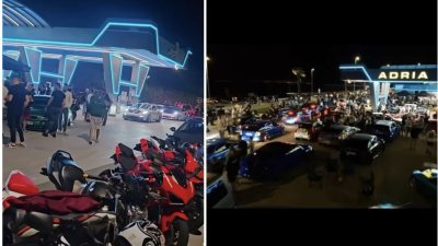 I sinoć se održao ilegalni car meet kod Malinske: Policija zaustavila četiri motocikla i pet osobnih vozila