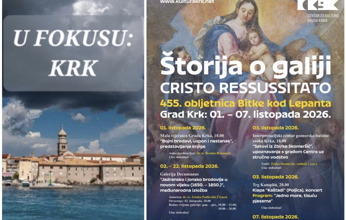 Štorija o galiji Cristo Ressussitato: Bogatim programom Krk obilježava 455. obljetnicu Bitke kod Lepanta