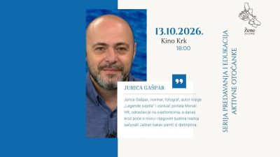 Jurica Gašpar u Krku: od života na svjetioniku do borbe za Jadran