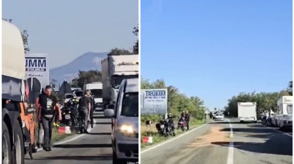 Udario u kamper pa u tegljač: U prometnoj nesreći kod Omišlja teško ozlijeđen motociklist