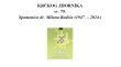 Predstavljanje Krčkog zbornika sv. 79 – Spomenica dr. Milana Radića (1947. – 2024.) u DUBoaku