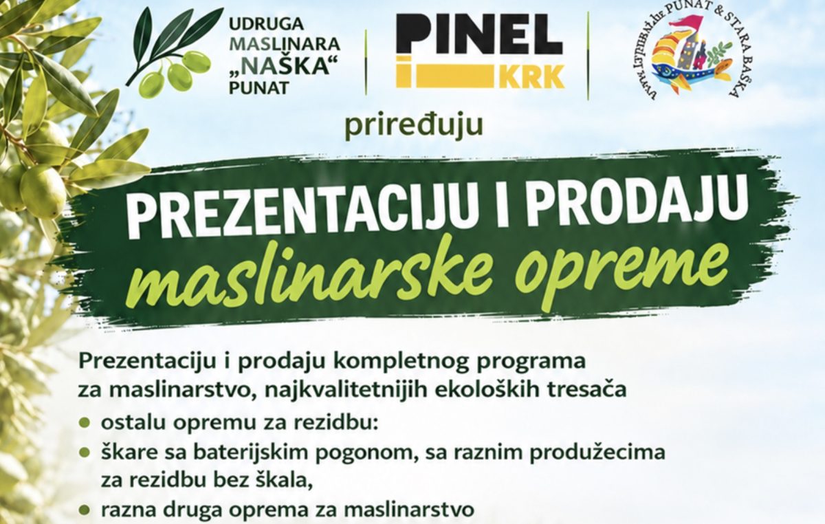 Prezentacija i prodaja maslinarske opreme u Puntu